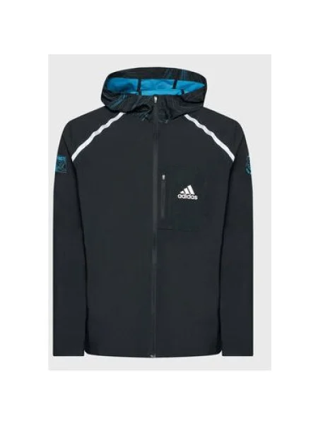 Geacă Adidas Performance alergare negru