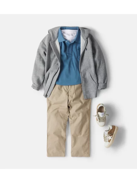Džemperis su gobtuvu Polo Ralph Lauren pilka