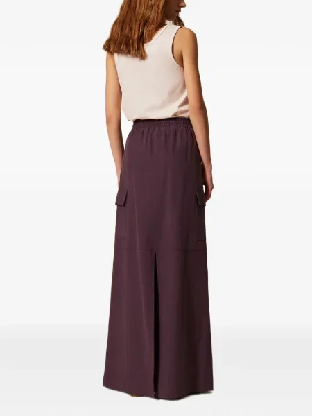 Fusta maxi Twinset lungă violet