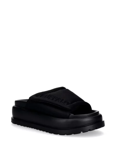 Sandale Buffalo cu platformă cu autograf negru