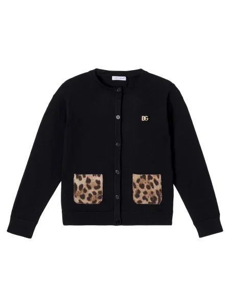 Gyerek kardigán Dolce&gabbana fekete
