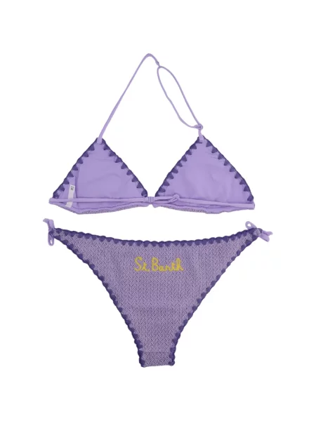 Bikini dziecięce Mc2 Saint Barth fioletowe