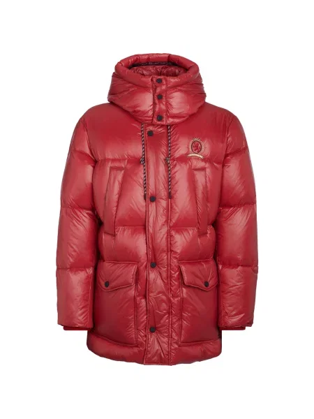Geacă Tommy Hilfiger roșu