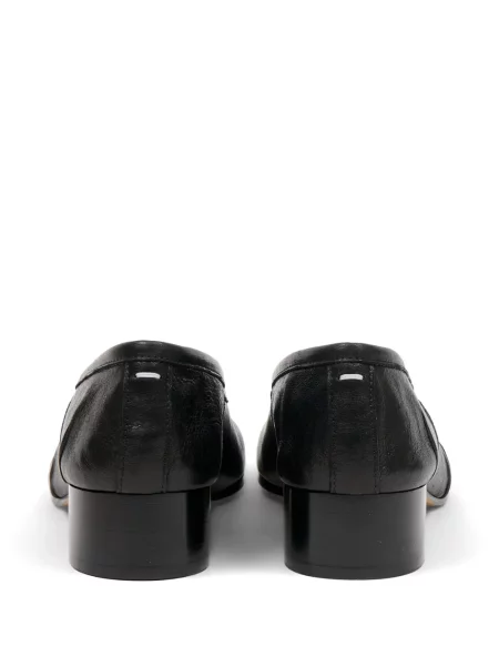 Balerini Maison Margiela din piele negru