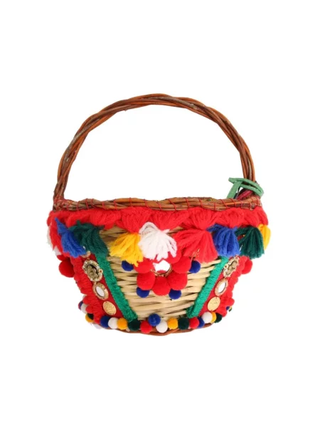 Torebka Dolce And Gabbana wełniana beżowa