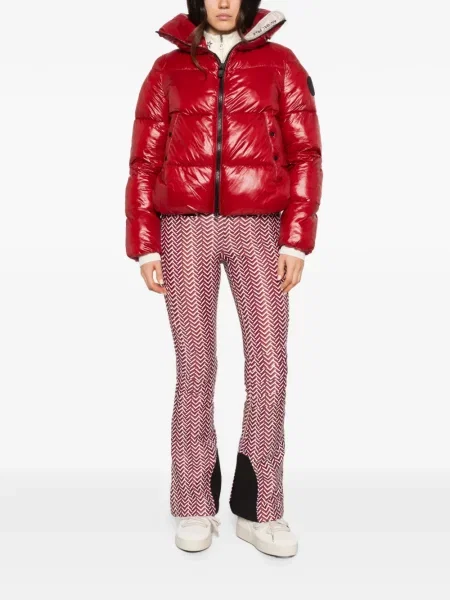 Pantaloni de schi Perfect Moment cu imagine roșu