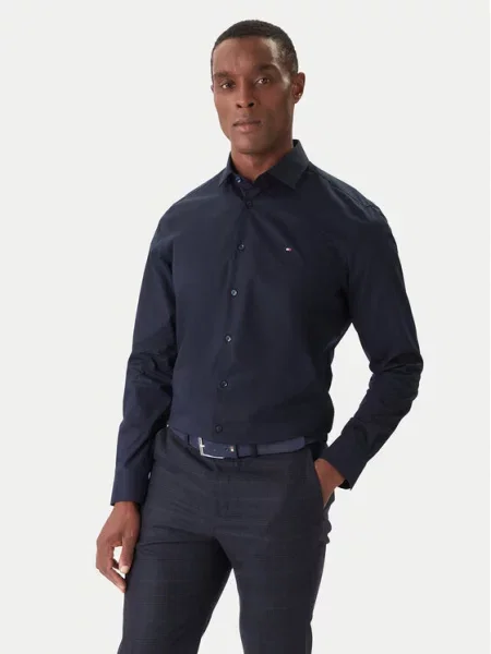 Tommy Hilfiger Koszula Granatowy