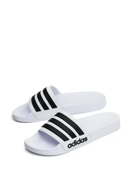 Sandale Adidas cu dungi alb