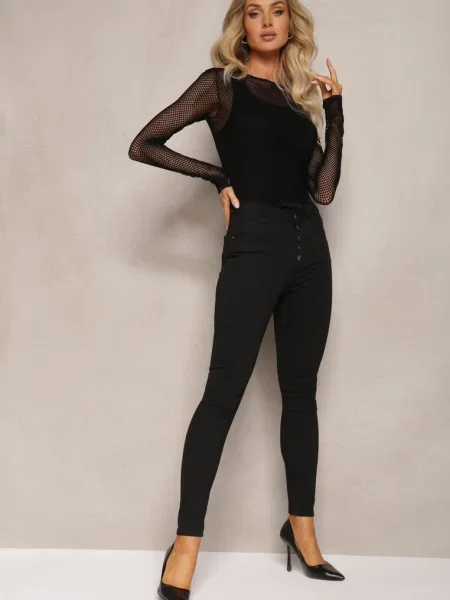 Pantaloni Skinny Winvienne negri