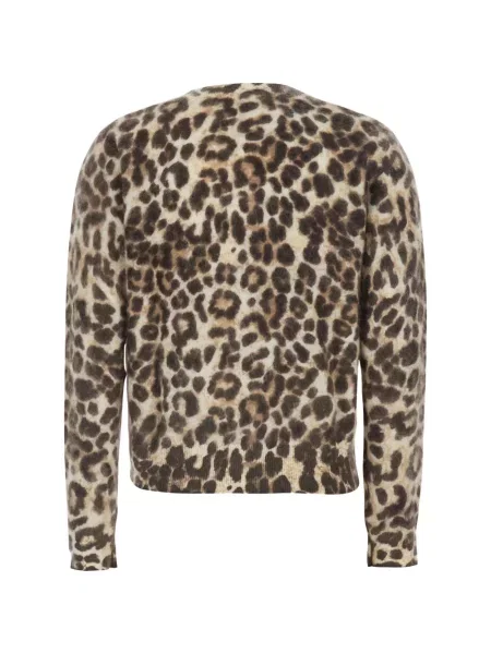 Cardigan Solocascmir cu imagine cu model leopard