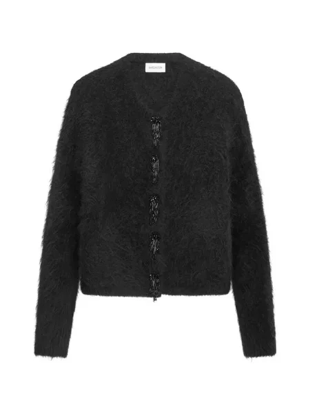 Cardigan 16arlington din lână alpaca negru