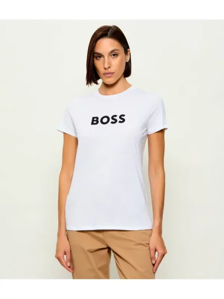 BOSS ORANGE Tricou alb