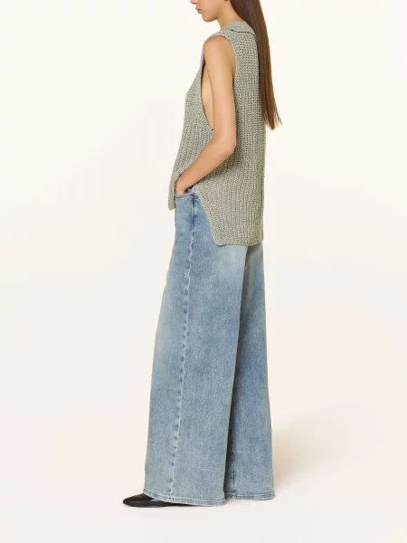Elias Rumelis Wide Leg Džíny Kalea balance blue modré