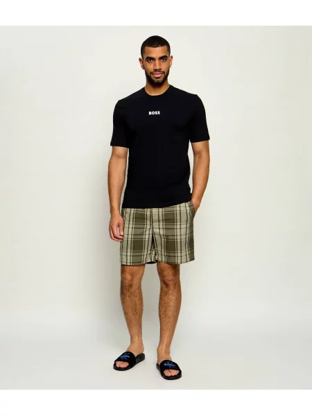 BOSS BLACK Pijama Easy Short Set negru