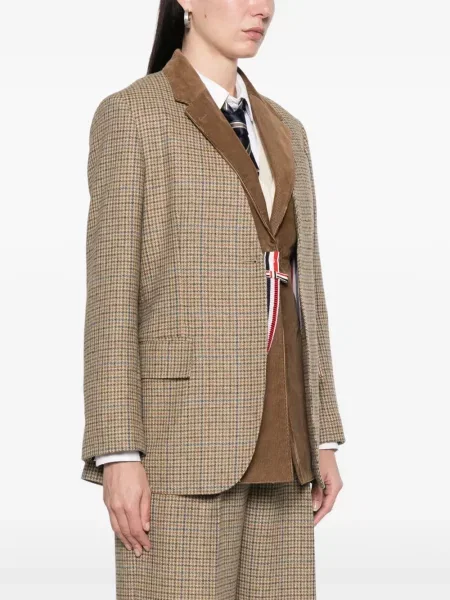 Vestă Thom Browne în carouri