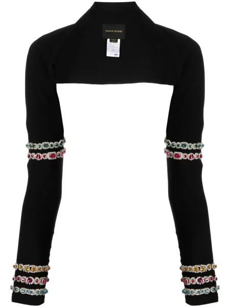 Sacou Zuhair Murad cu broderie negru