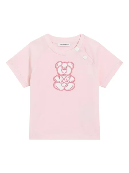 Koszulka dziecięca Dolce And Gabbana różowa
