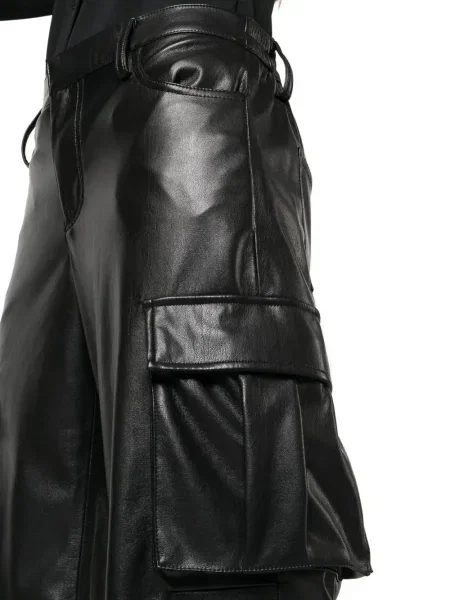 Pantaloni cargo Alice + Olivia negru