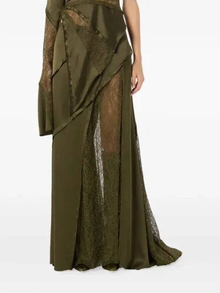 Fustă Blumarine din dantelă verde