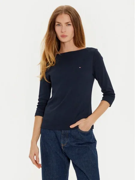 TOMMY HILFIGER Tričko NEW CODY námornícka modrá / červená biela