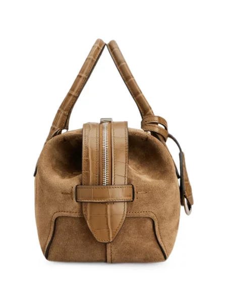 Geantă shopper Tod's din piele de căprioară