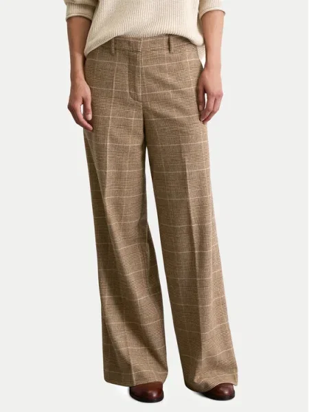 Marc O'Polo Pantaloni palazzo Wide Fit bej