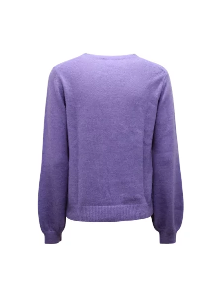 Sweter Sun68 wełniany fioletowy