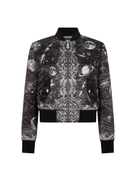 Kurtka bomber Philipp Plein czarny