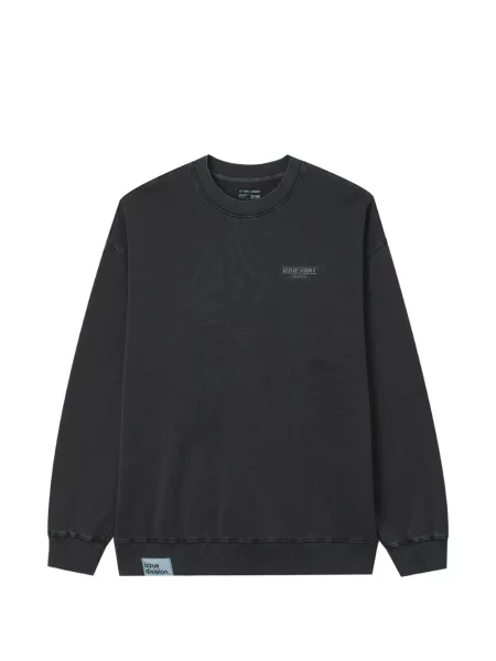 Pulover Izzue cu broderie gri