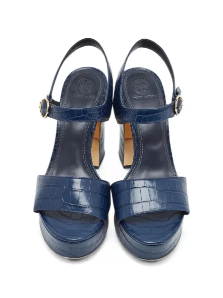 Sandale Tory Burch cu platformă albastru