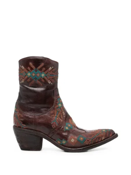 Botine Fauzian Jeunesse din piele maro
