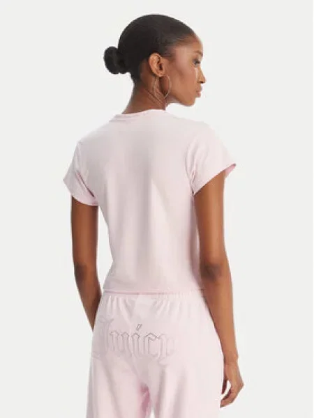 Juicy Couture Marškinėliai Capped rožinė