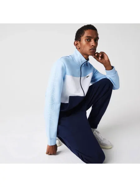 Komplet dresowy Lacoste polarowy z nadrukiem