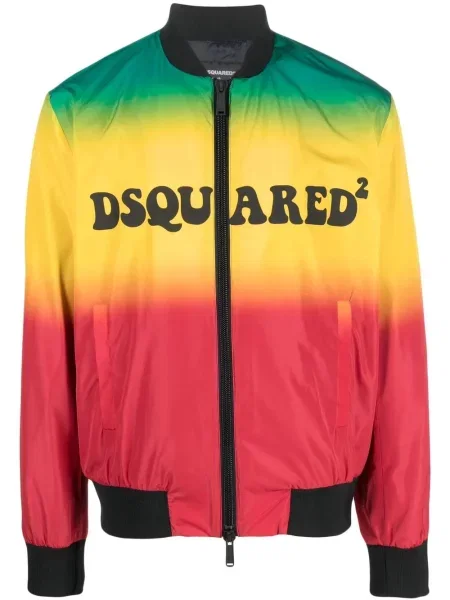 Яке Dsquared2 с принт зелено
