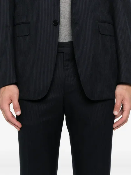 Costum Canali cu dungi de costum albastru