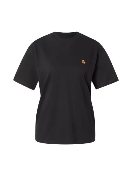 Carhartt WIP Tricou Chase auriu negru