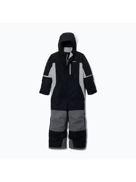 Gyerek síoverál Columbia Buga IV SUIT black/city grey/columbia grey. Méret: S fekete