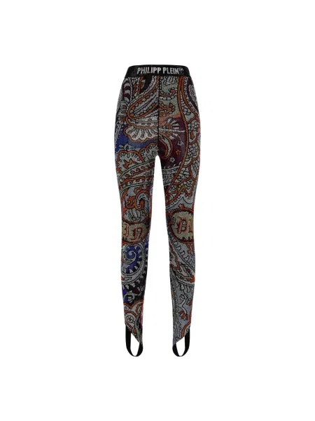Spodnie Philipp Plein z wzorem paisley