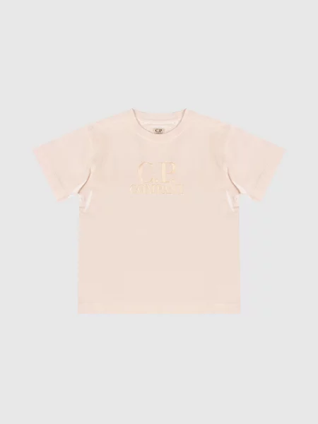 Детская футболка C.p. Company бежевая