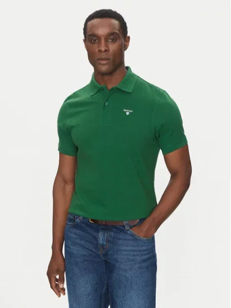 Barbour Polo Original Sports Tailored Fit zielony