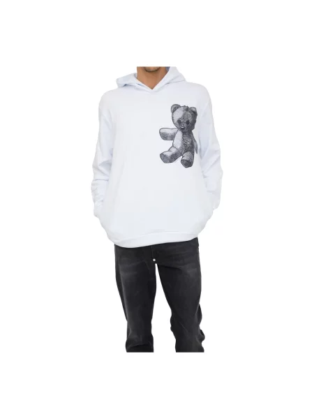 Bluza z kapturem Philipp Plein z kapturem biała