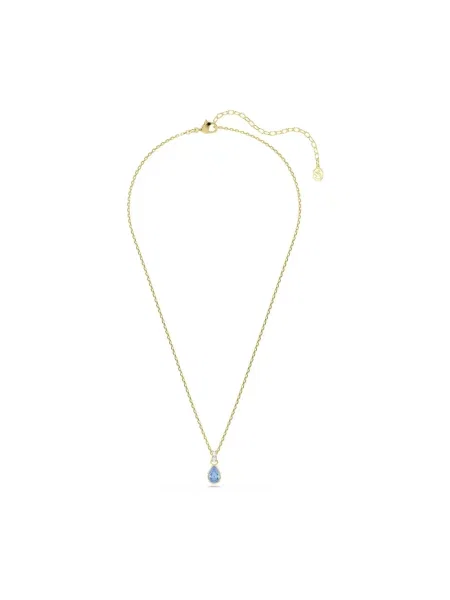 Swarovski naszyjnik pozłacany z cyrkonią CHROMA żółty