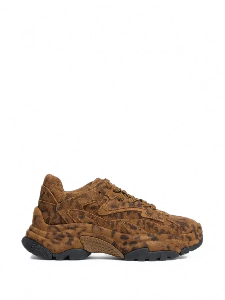 Top Ash cu imagine cu model leopard maro