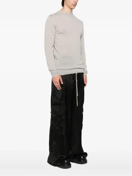Tricou Rick Owens de lână lung gri