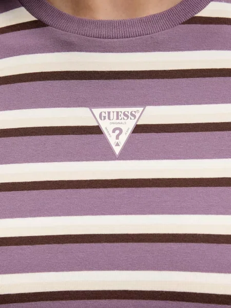 Футболка Guess Originals фиолетовая