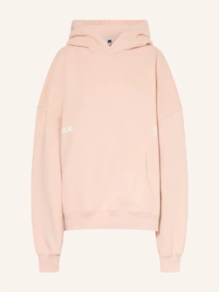 Karo Kauer Bluza Z Kapturem Oversize rosa biała