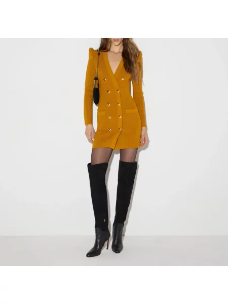 Sukienka mini Elisabetta Franchi żółta