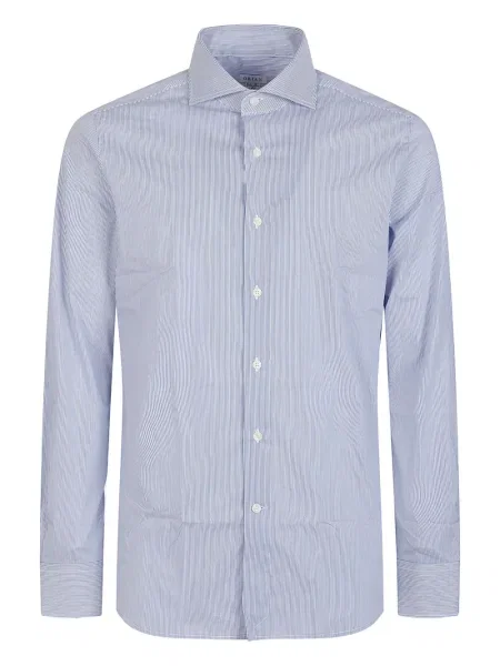 Pruhovaná košile Orian modrá