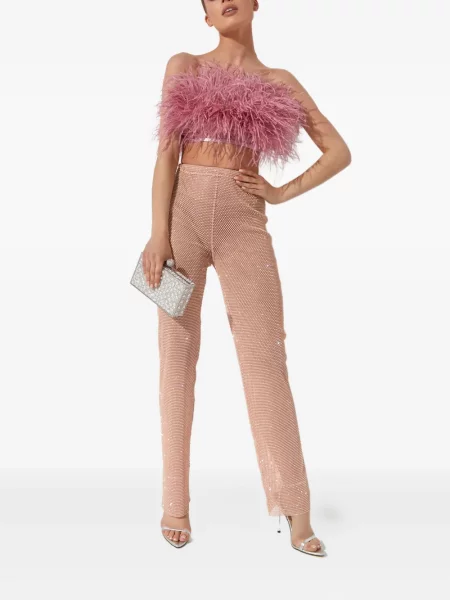 Pantaloni Santa Brands de cristal roz