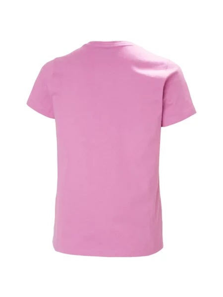 Koszulka Helly Hansen Core Graphic różowa